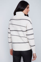 Chandail en Tricot à Rayures