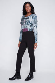 Pantalon Étroit Sans Zip