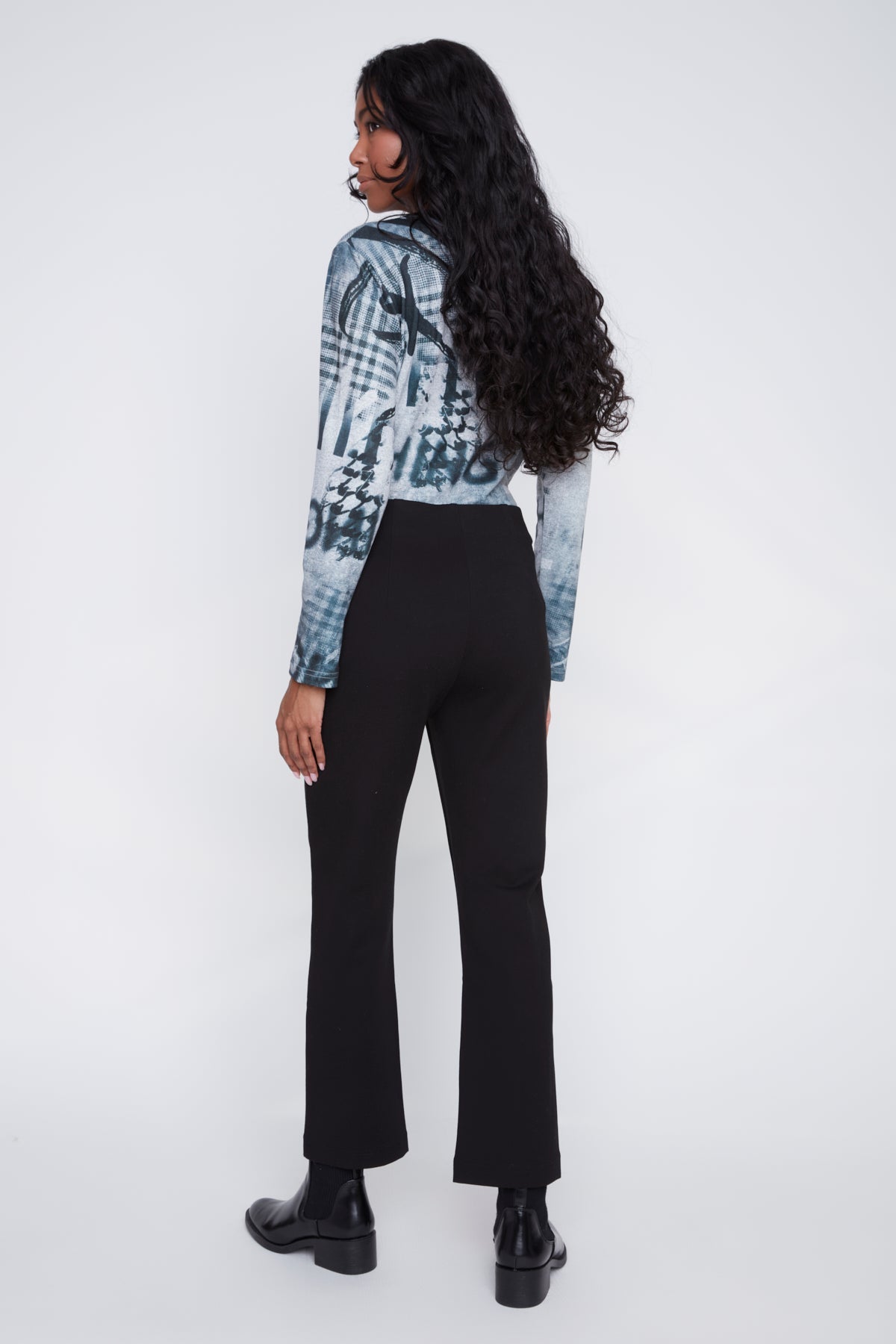 Pantalon Étroit Sans Zip