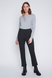 Pantalon Étroit Sans Zip