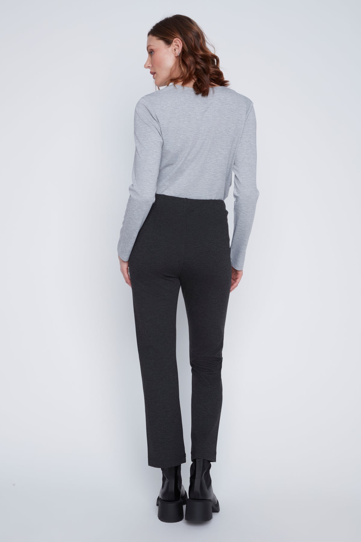 Pantalon Étroit Sans Zip