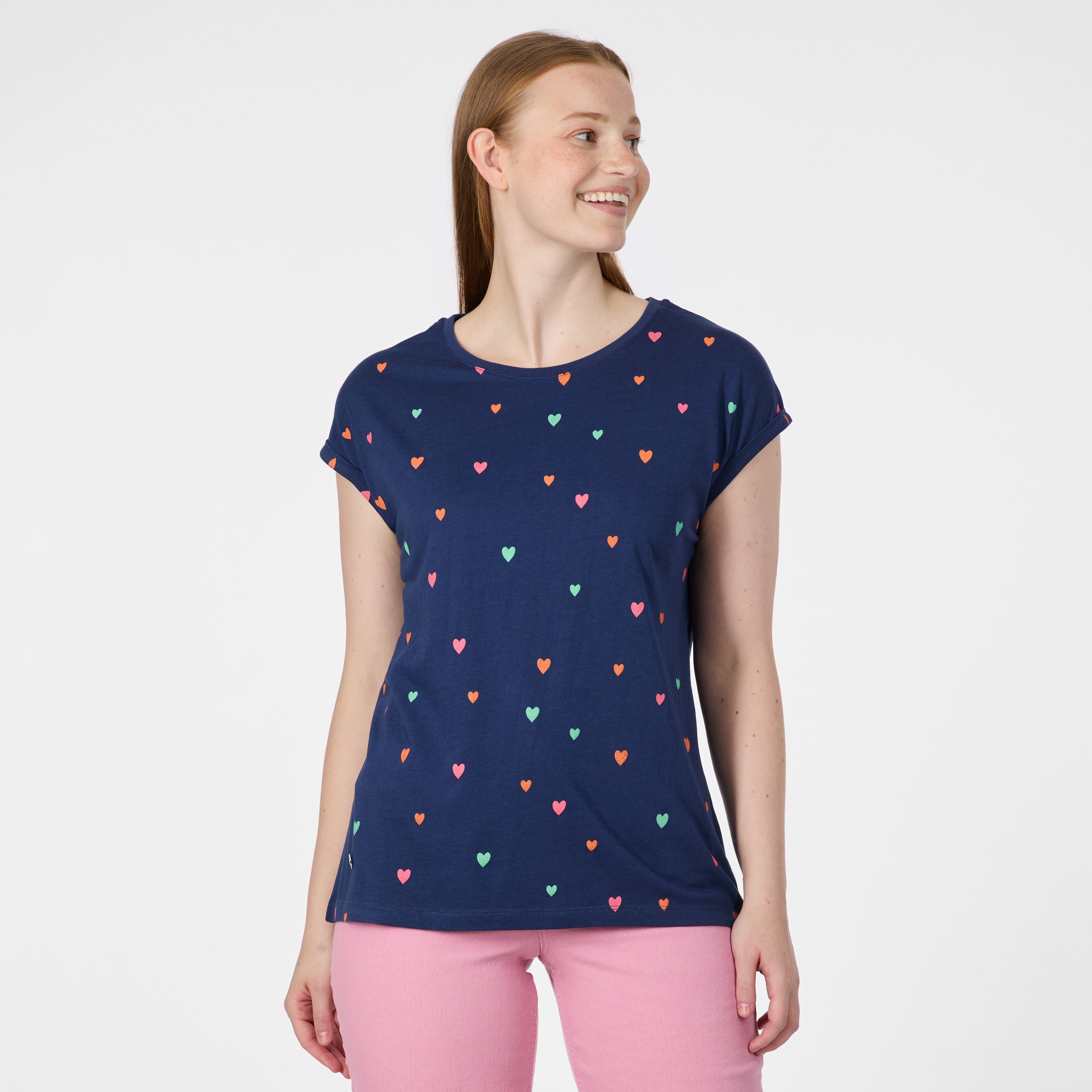 T-Shirt Imprimé Coeurs