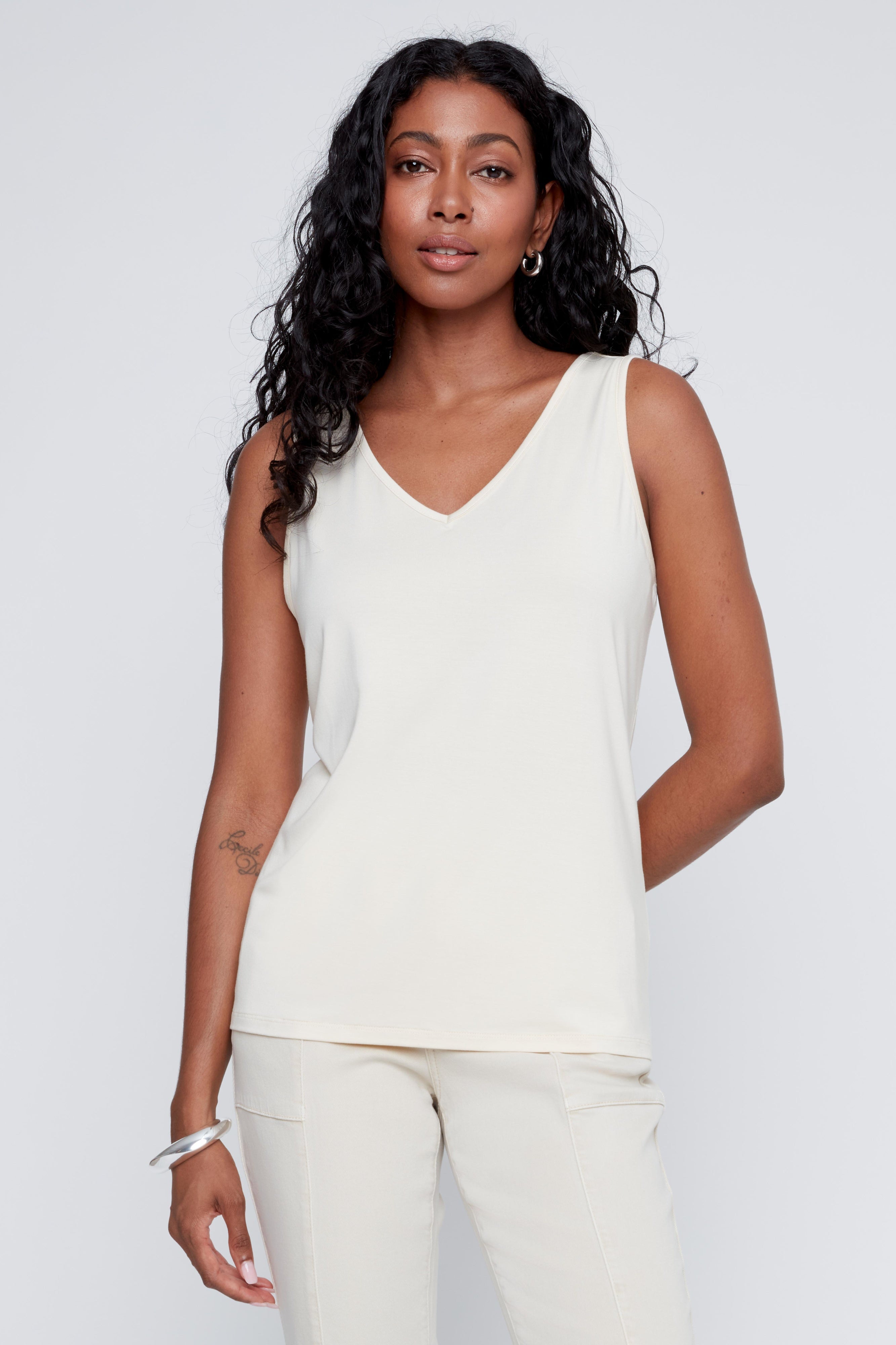 Camisole Col en V en Tricot