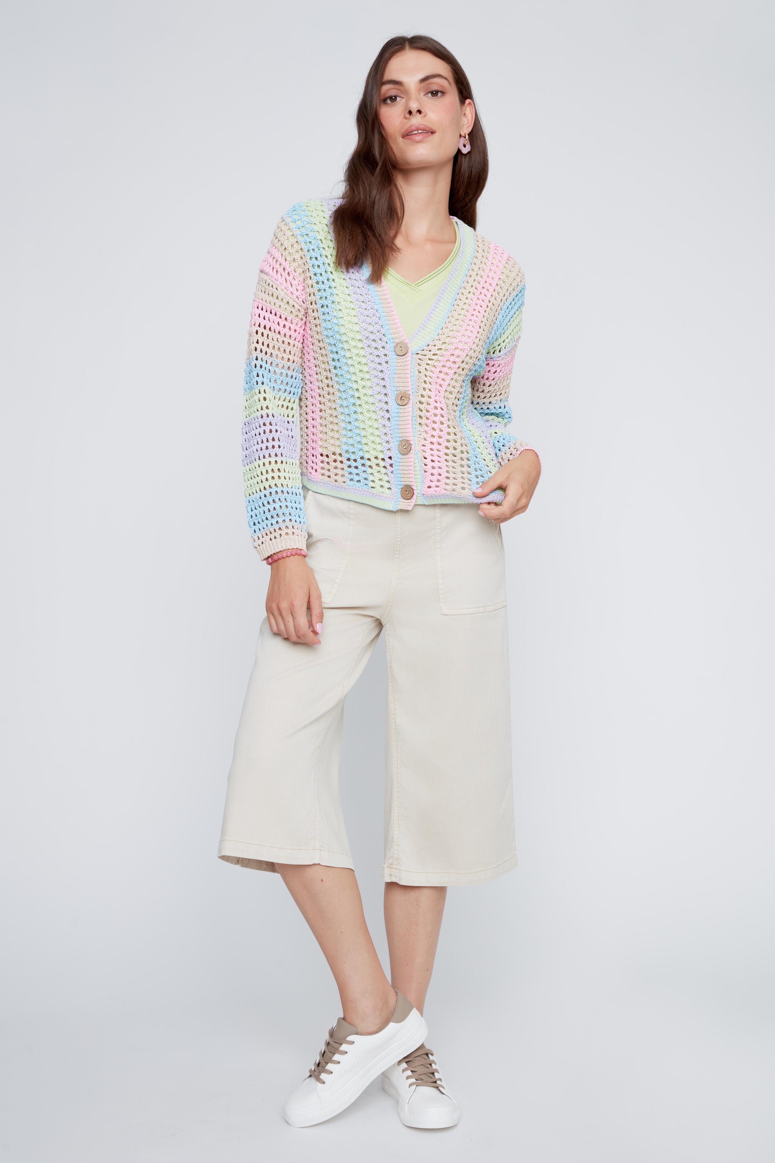 Cardigan en Crochet Mutlicolore (Copie)