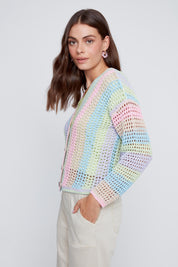 Cardigan en Crochet Mutlicolore (Copie)