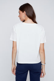 T-Shirt  Manches Courtes avec Imprimé de Femme