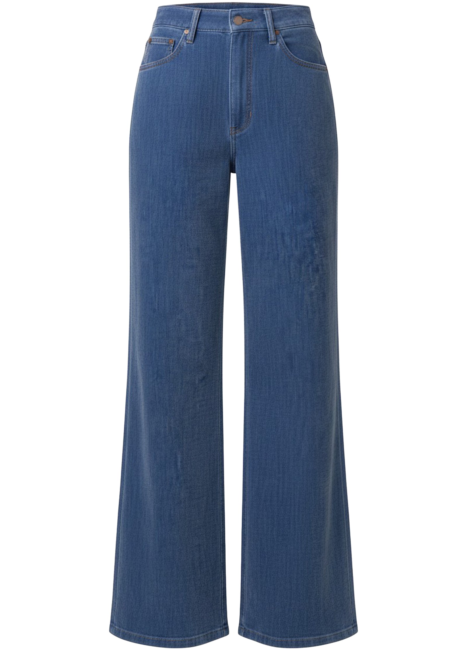Jean Dreamer bleu Dreamstate à taille haute et jambe très large avec effet velours