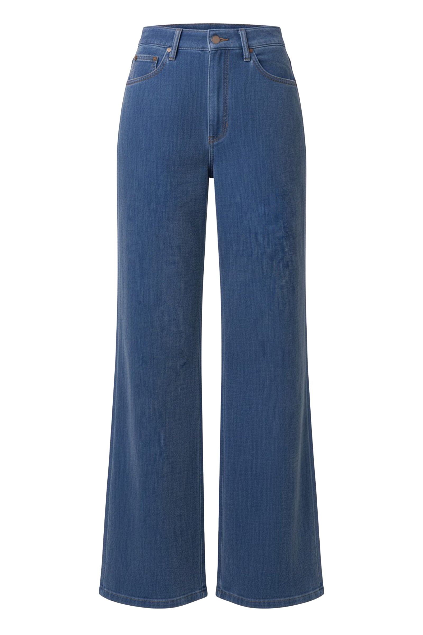 Jean Dreamer bleu Dreamstate à taille haute et jambe très large avec effet velours