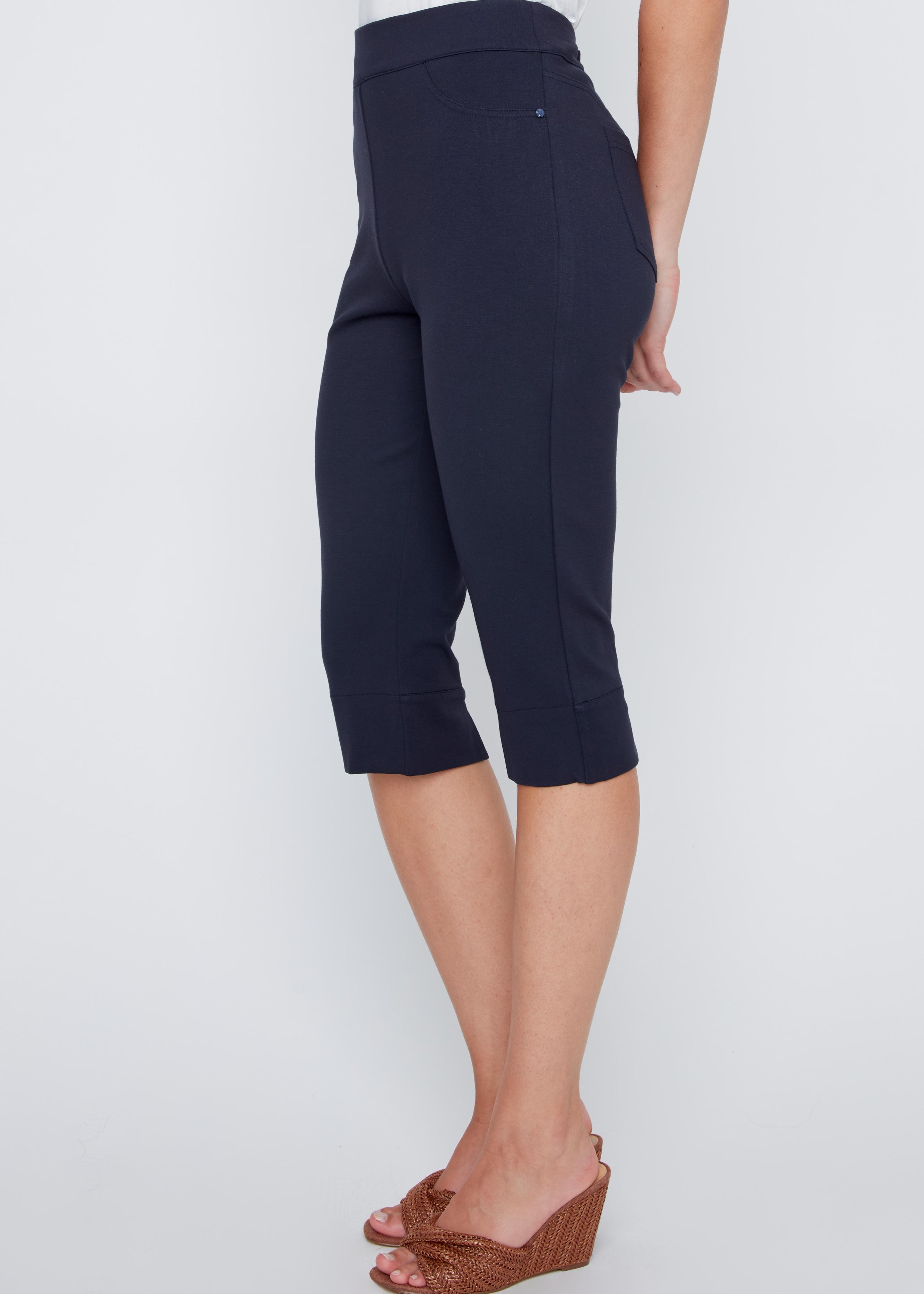 Capris Sans Zip Confortable