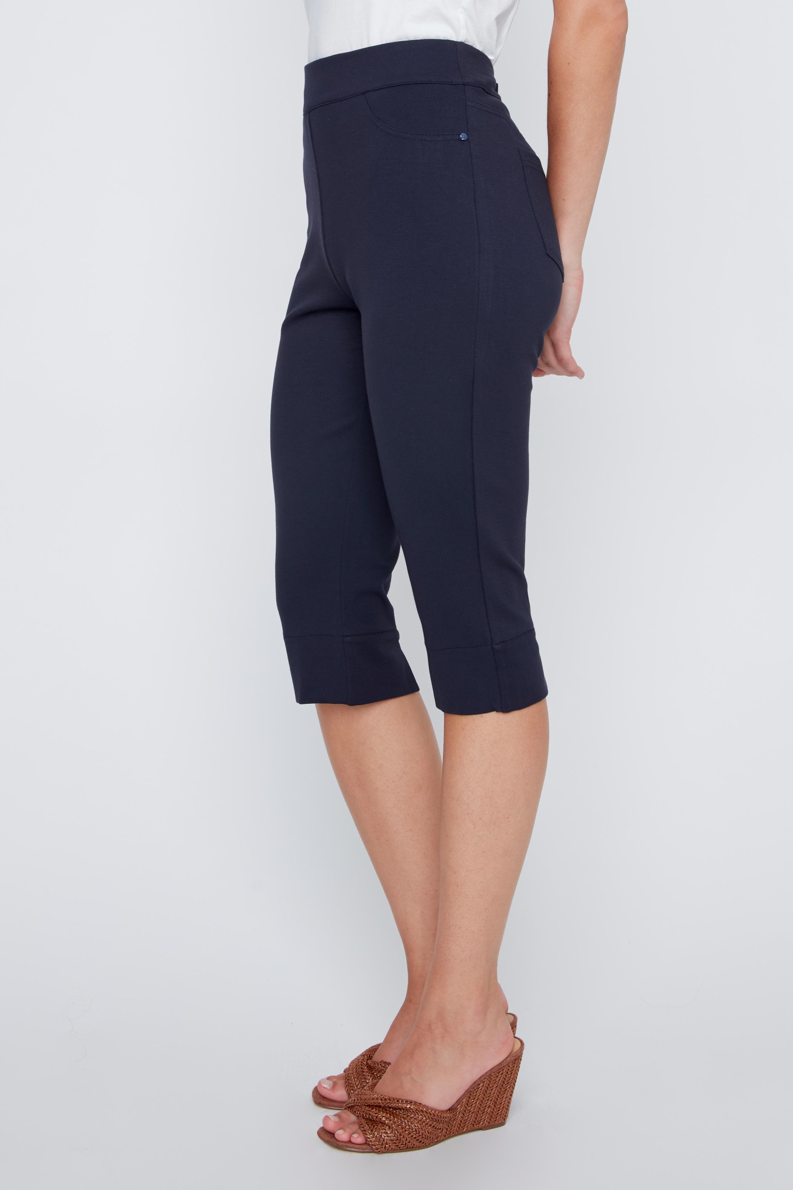 Capris Sans Zip Confortable