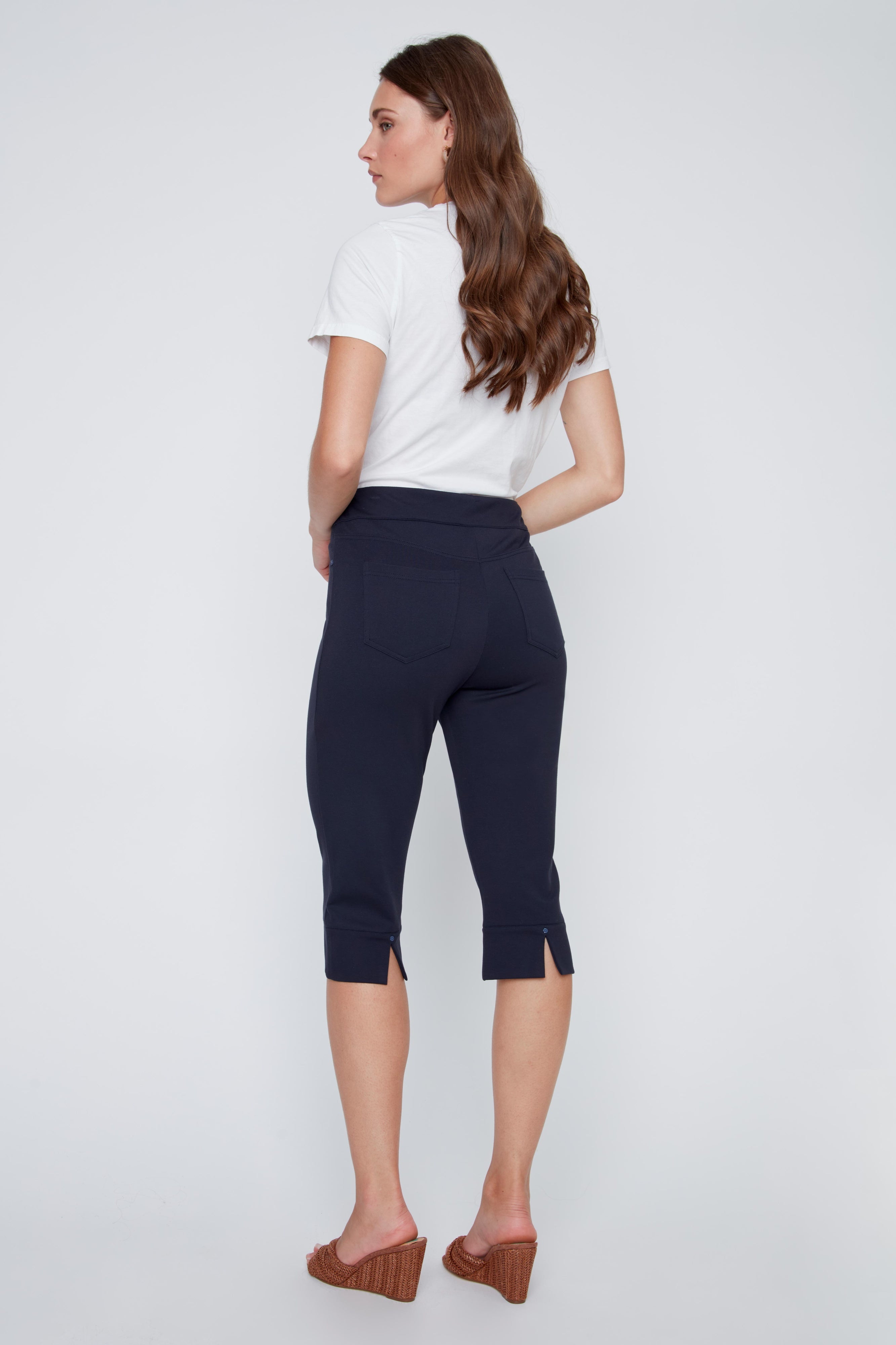 Capris Sans Zip Confortable