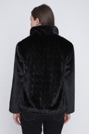 Manteau en Fausse Fourrure