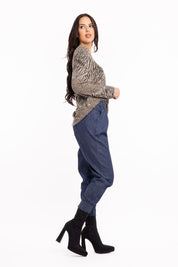 Chandail Tricot Fin Col En V